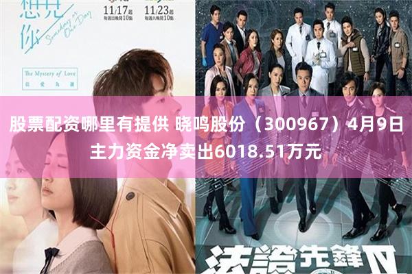 股票配资哪里有提供 晓鸣股份（300967）4月9日主力资金净卖出6018.51万元