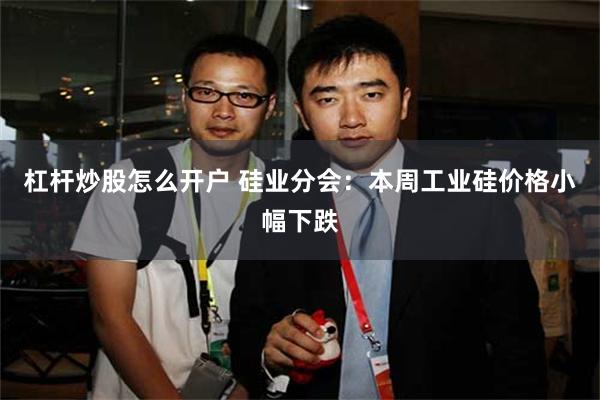 杠杆炒股怎么开户 硅业分会：本周工业硅价格小幅下跌