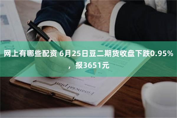 网上有哪些配资 6月25日豆二期货收盘下跌0.95%，报3651元